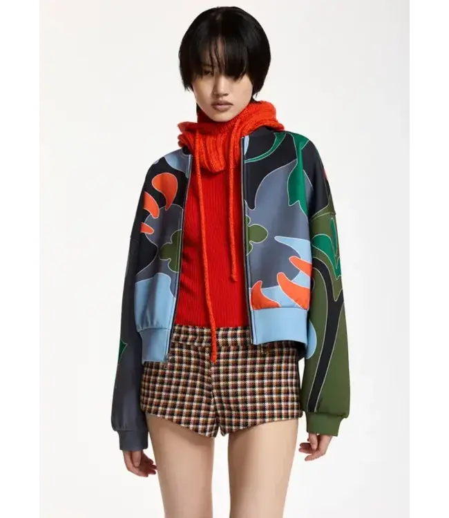 Essentiel Antwerp Kiva bomber dusty green combo 2