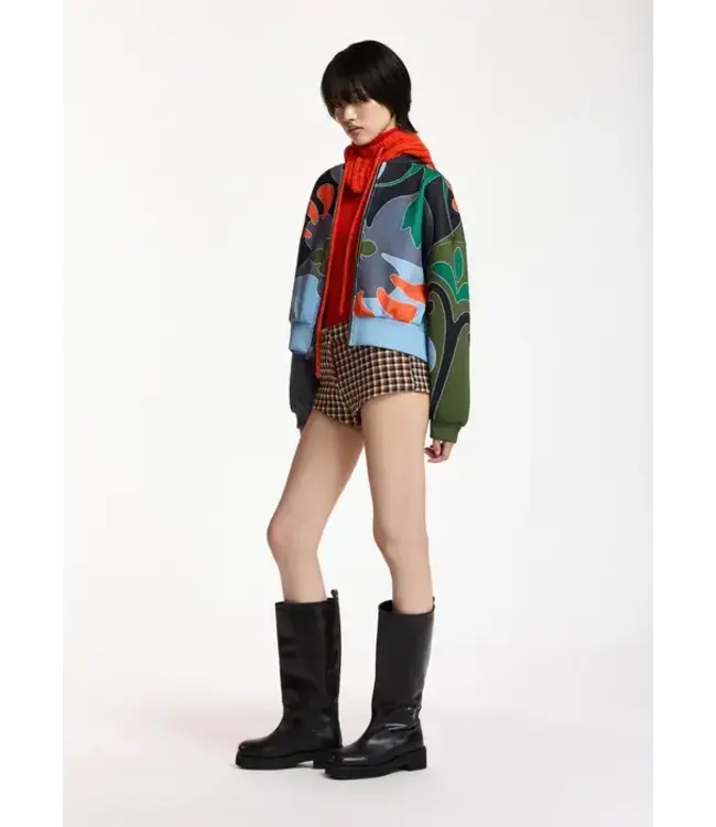 Essentiel Antwerp Kiva bomber dusty green combo 2