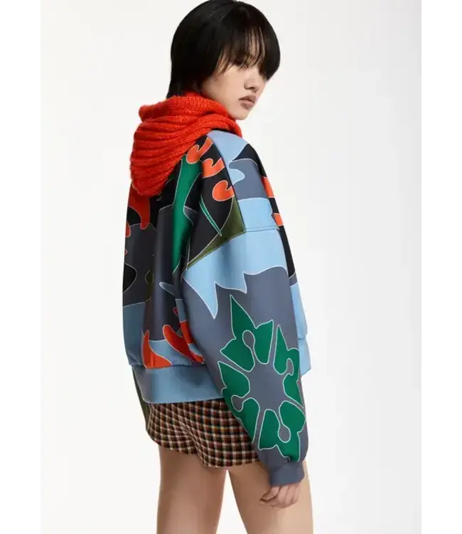 Essentiel Antwerp Kiva bomber dusty green combo 2