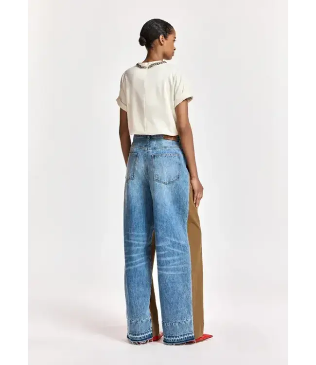 Essentiel Antwerp Krisp mix jeans camel