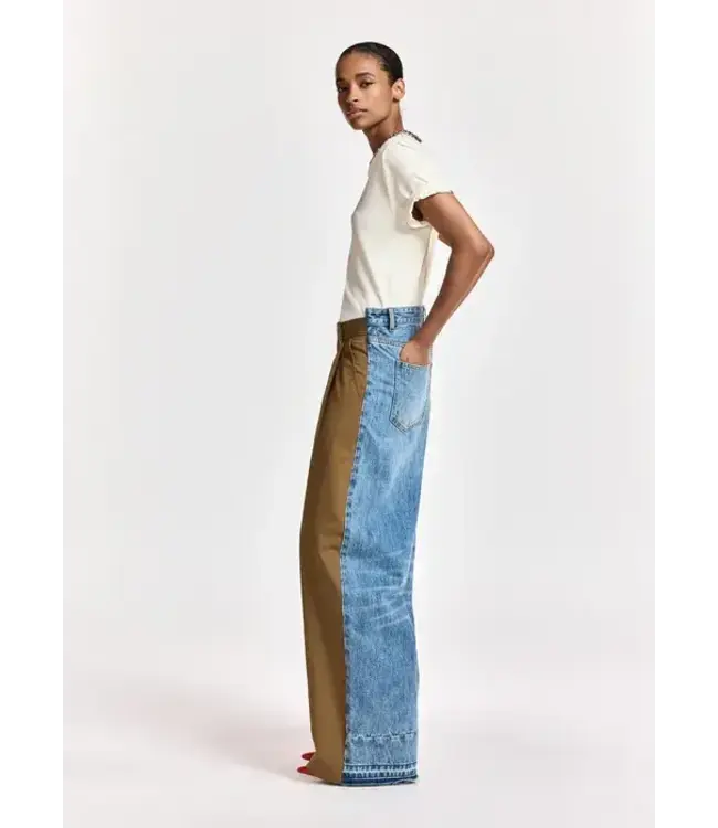 Essentiel Antwerp Krisp mix jeans camel