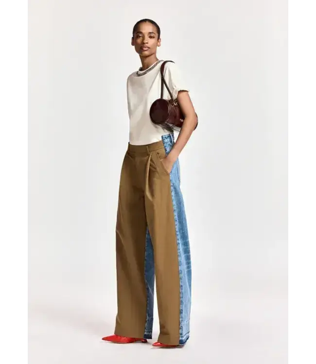Essentiel Antwerp Krisp mix jeans camel