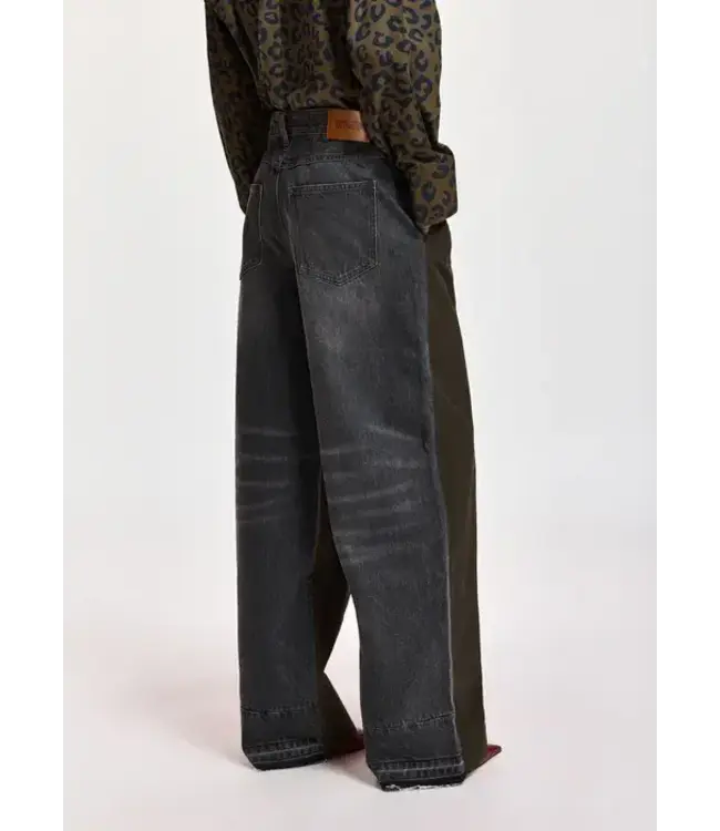 Essentiel Antwerp Krisp mix jeans black dusty green