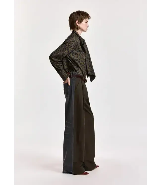 Essentiel Antwerp Krisp mix jeans black dusty green