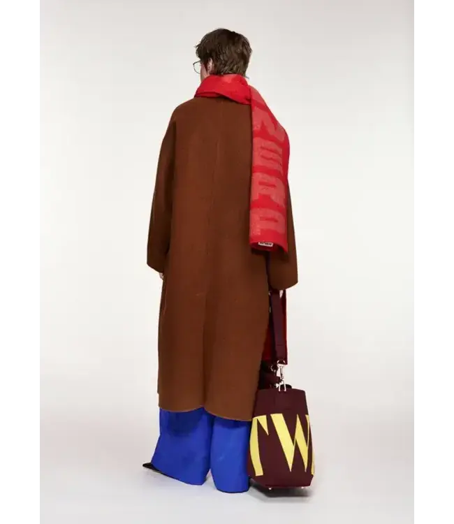 Essentiel Antwerp Kelp doube face coat camel