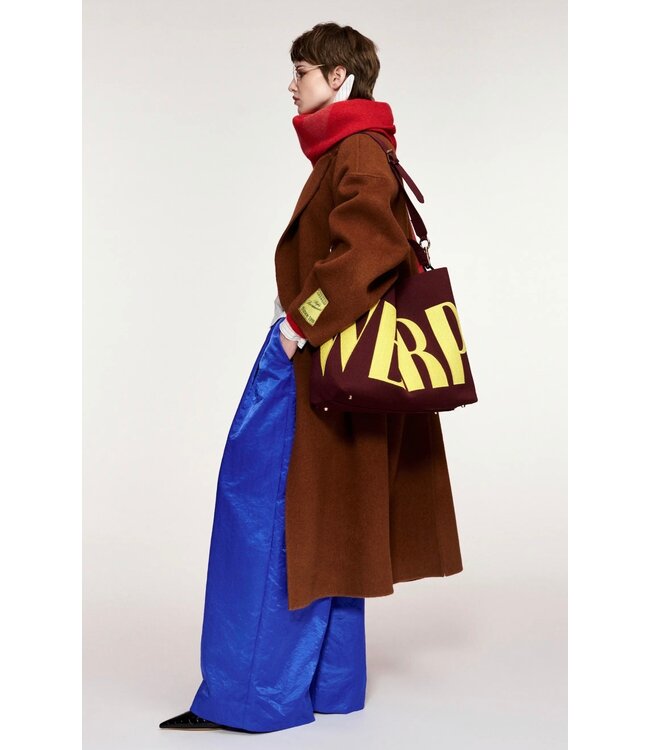 Essentiel Antwerp Kelp doube face coat camel