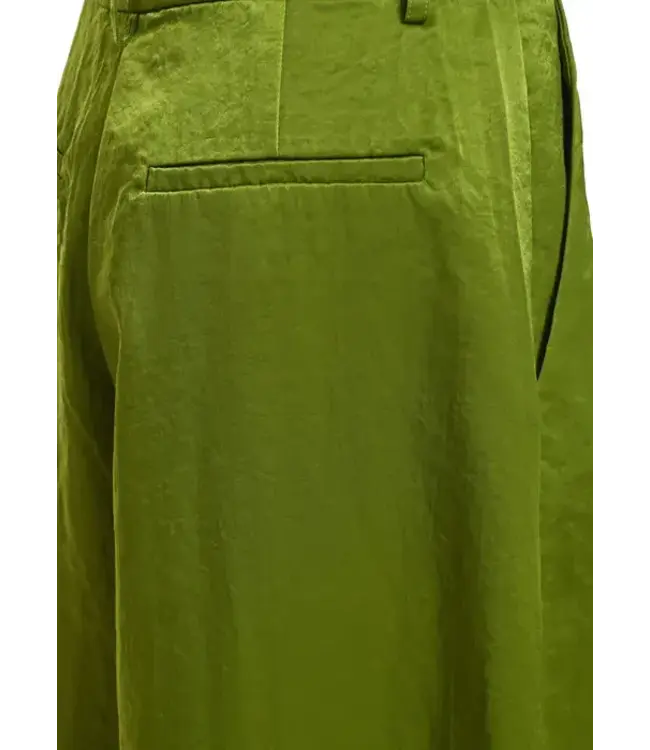 Essentiel Antwerp Karmen wide leg olive garden green pants