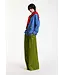 Essentiel Antwerp Karmen wide leg olive garden green pants
