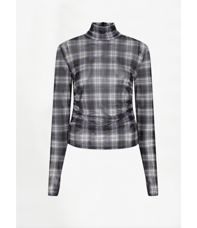 Dante 6 Casha Printed Check Mesh Top Multicolour 9990