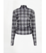 Dante 6 Casha Printed Check Mesh Top Multicolour 9990