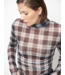 Dante 6 Casha Printed Check Mesh Top Multicolour 9990