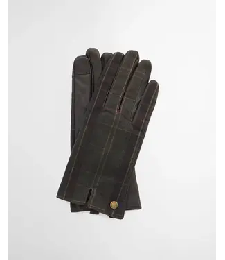 Barbour Scarlet Gloves Muted Tartan