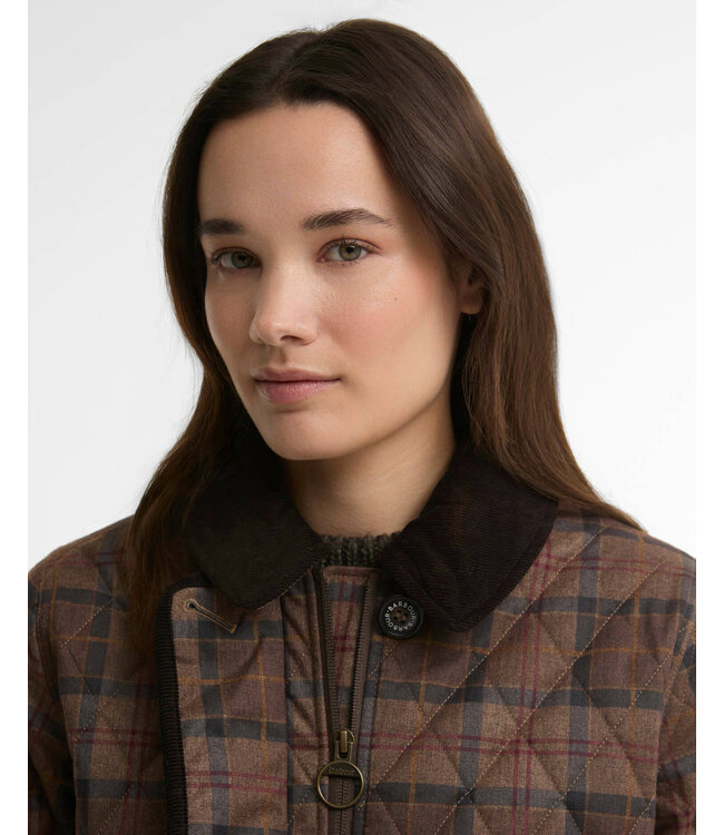 Barbour Loudon Quilted Jacket Muted Tartan