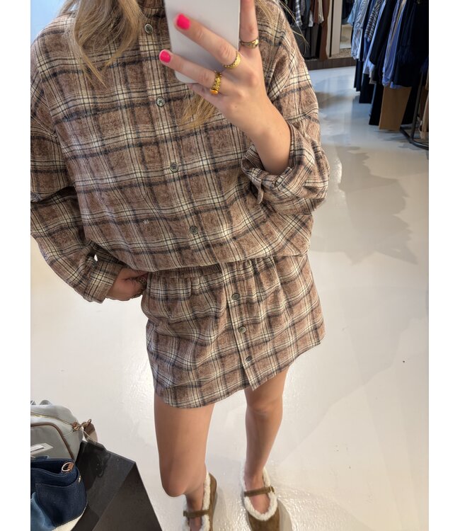 Bellerose Jayne Skirt Check A