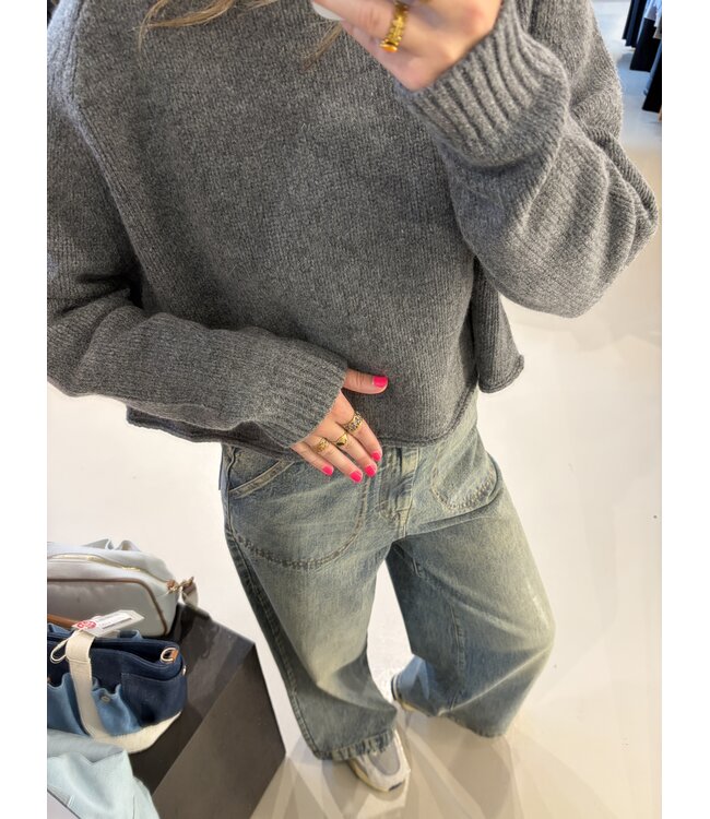 Bellerose Amecro sweater mid grey