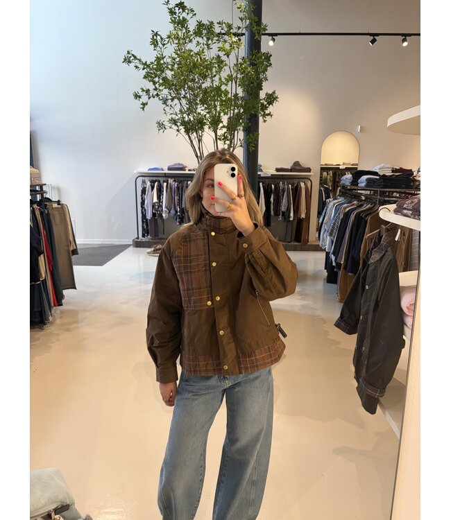 Barbour truro jacket mixed muted/tartan