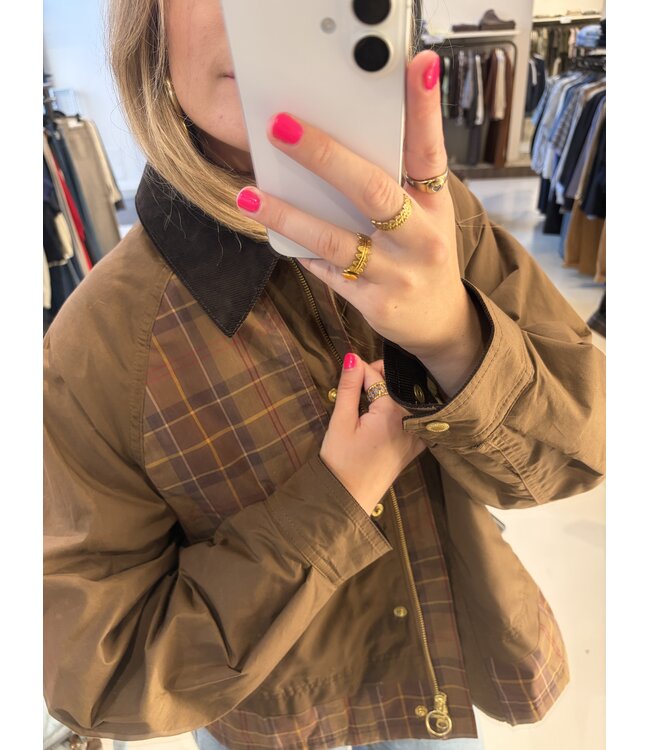 Barbour truro jacket mixed muted/tartan