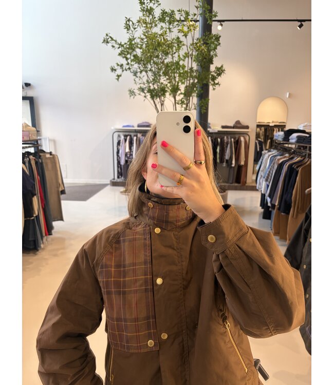 Barbour truro jacket mixed muted/tartan