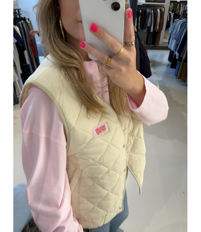 American Vintage Yupibam Veste Femme Creme