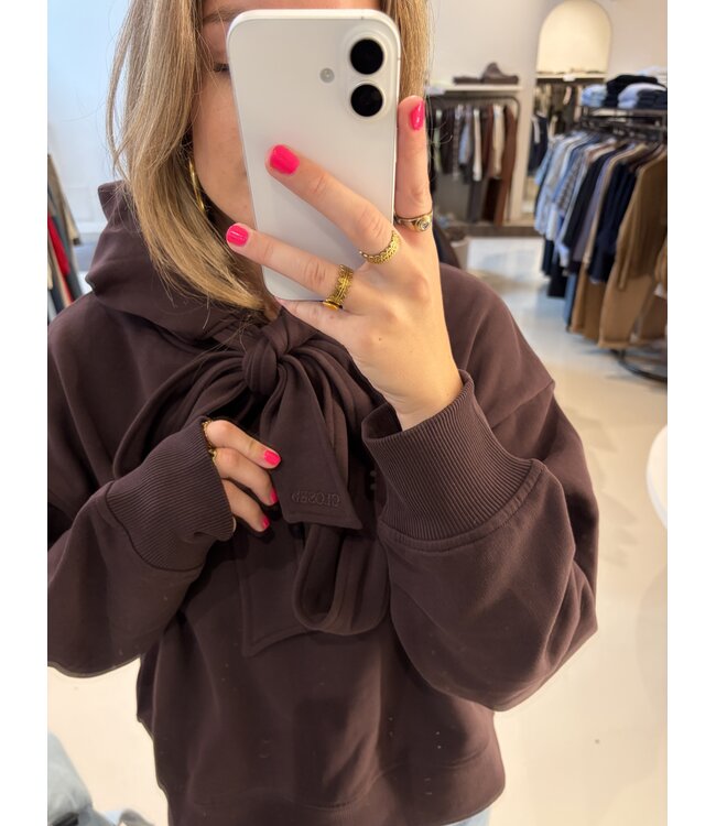 Closed Bow Tie Hoodie 918