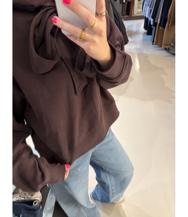 Closed Bow Tie Hoodie 918