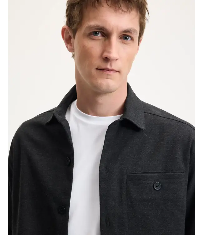 The GoodPeople Seppe shirt antracite