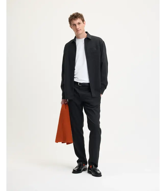 The GoodPeople Seppe shirt antracite