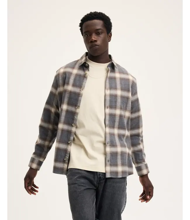 The GoodPeople Sammie shirt grey check