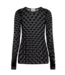 Love Stories Elle Mesh Top Black