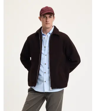 The GoodPeople Jteddy jacket chocolate brown