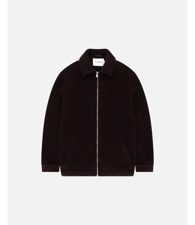 The GoodPeople Jteddy jacket chocolate brown