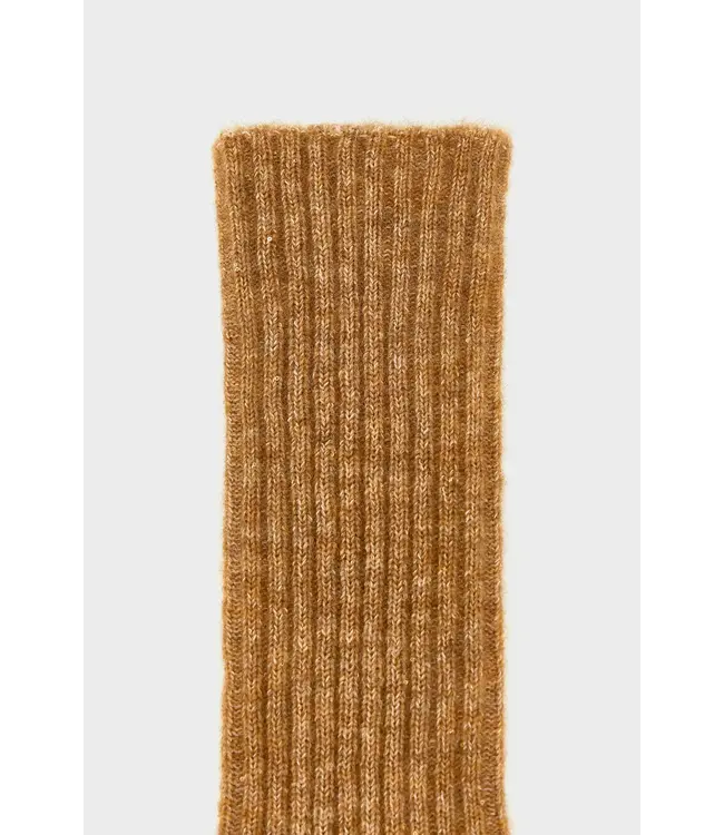 Bellerose Boti shiny socks camel 39-41