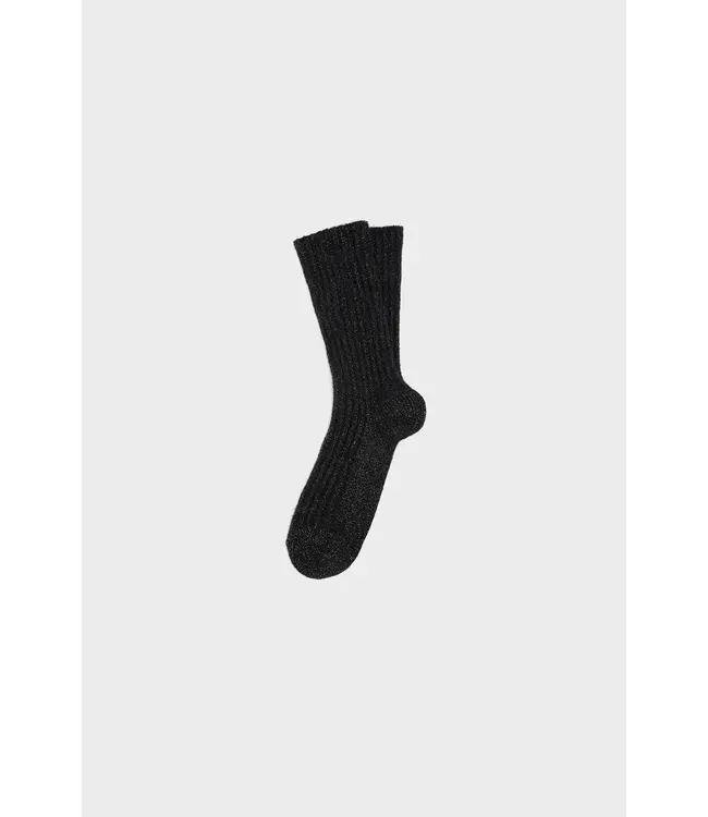Bellerose Boti shiny socks off black 39-41