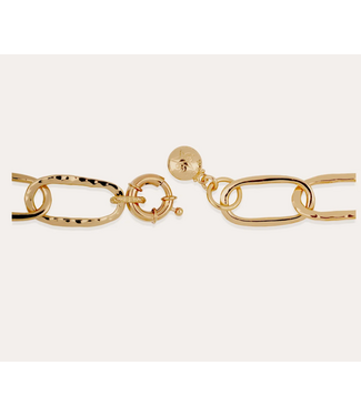 Gas Bijoux Maille Ovale Necklace Gold