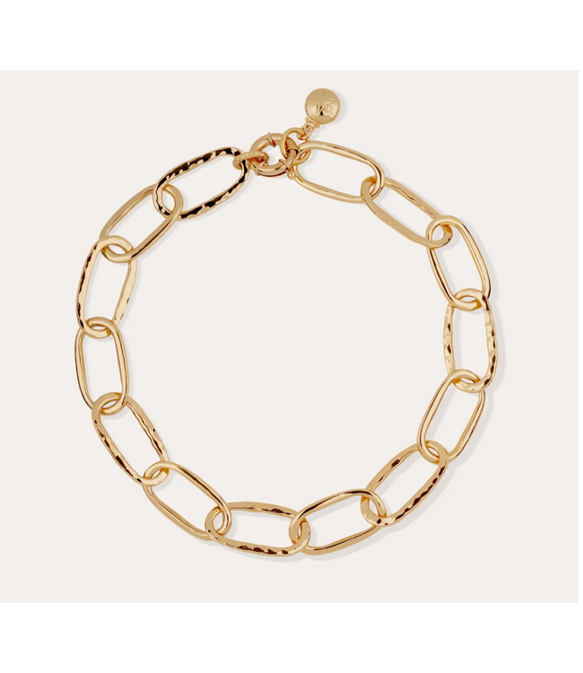 Gas Bijoux Maille Ovale Necklace Gold