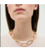 Gas Bijoux Maille Ovale Necklace Gold