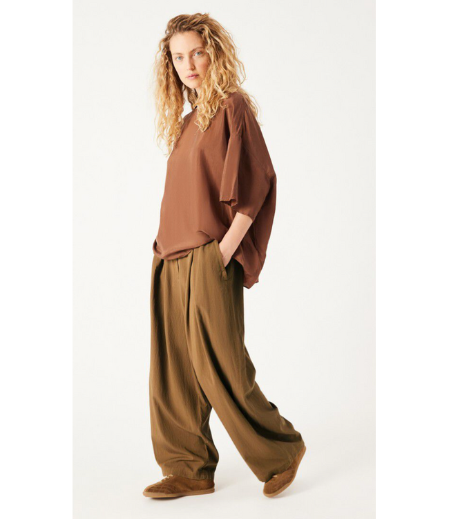 American Vintage Tohdo Balloon Pantalon Moka Vintage