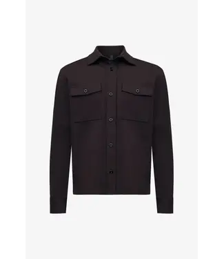 Genti Midtown overshirt Bordeaux 180