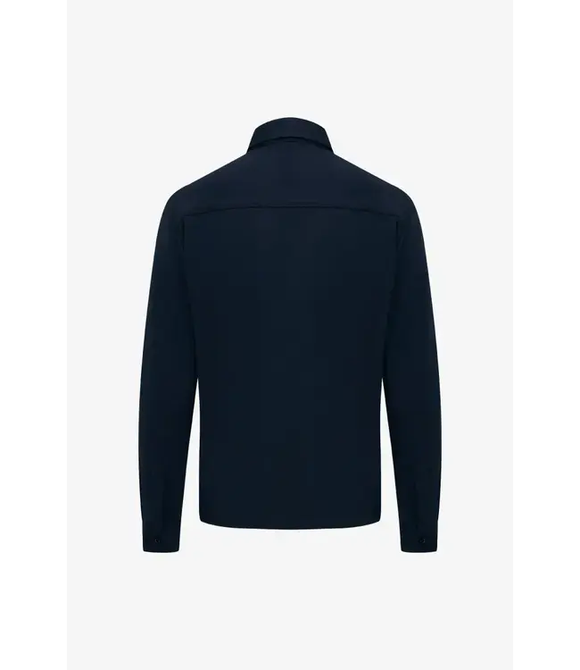 Genti Midtown Overshirt Navy 010