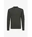 Genti Cool Dry Polo Zip Dark Green 072