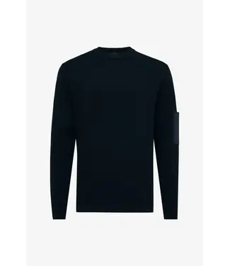 Genti Cool Dry Roundneck Navy 010