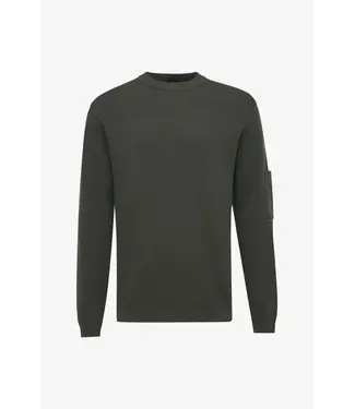 Genti Cool Dry Roundneck Dark Green 072