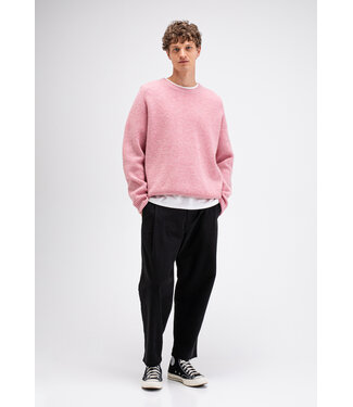 Butcher of Blue Carter Knit Crew Flamingo Pink