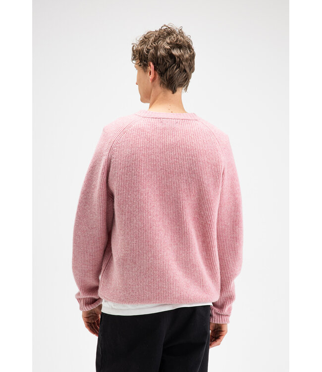 Butcher of Blue Carter Knit Crew Flamingo Pink