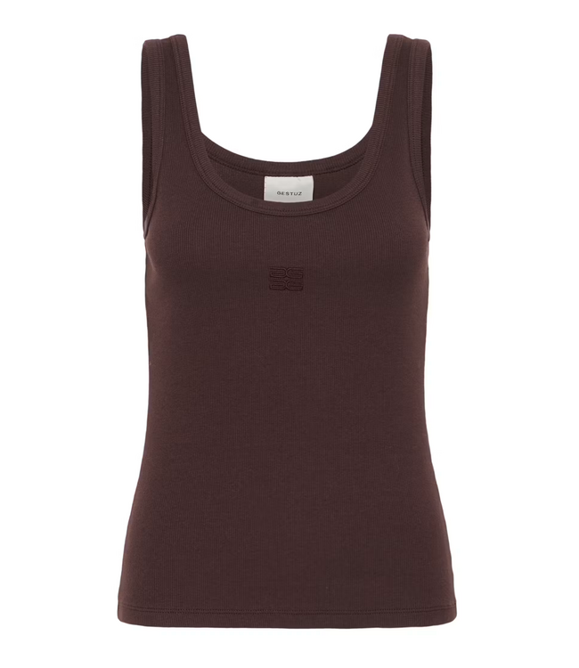 Gestuz GZ Drew Logo Top Deep Plum