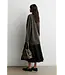 Second Female Alpha Knit Monogram Cardigan Black Olive