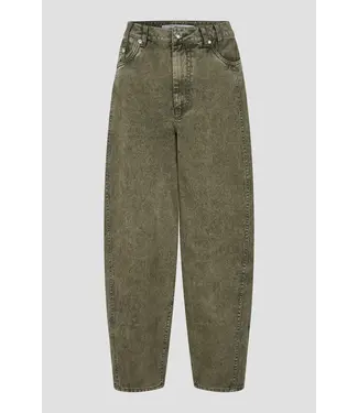 Second Female Jaye Denim Barrel Jeans Green Denim