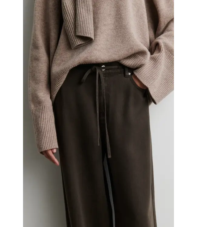 Second Female Irven Denim Jeans Black Olive