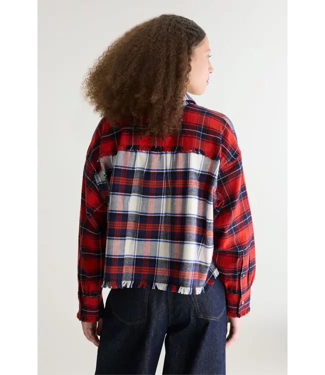 Bellerose JONNIE cropped check red/blue