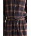 Bellerose Jarvis Checked Shirt Dress Brown
